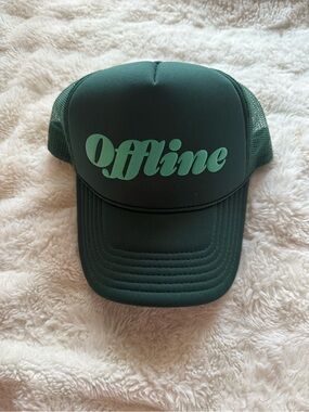 Offline Graphic Trucker Hat - Dark Green